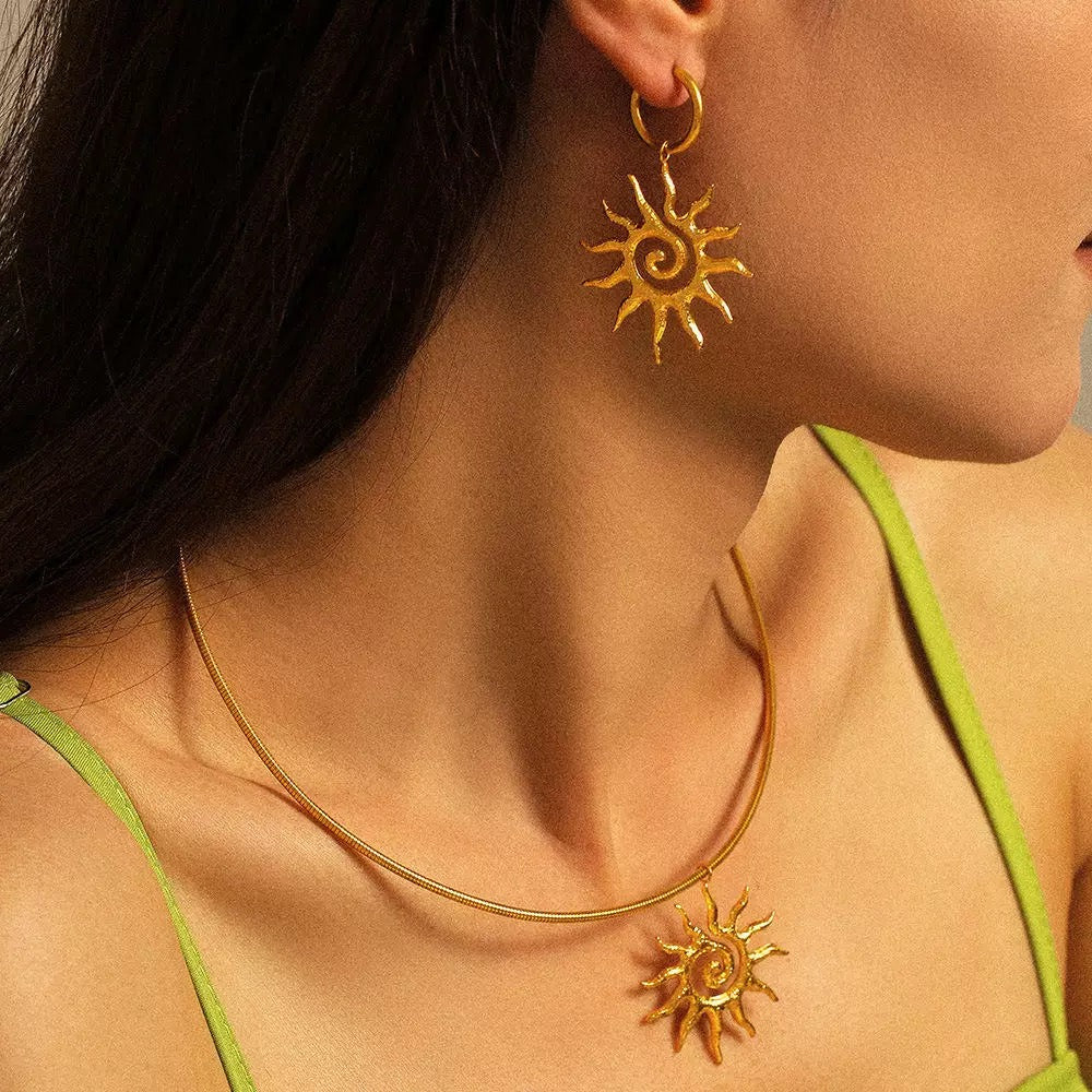 Eternal Sun-Pendant/Earring