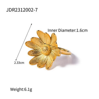 Golden Sunflower-Ring/Earrings