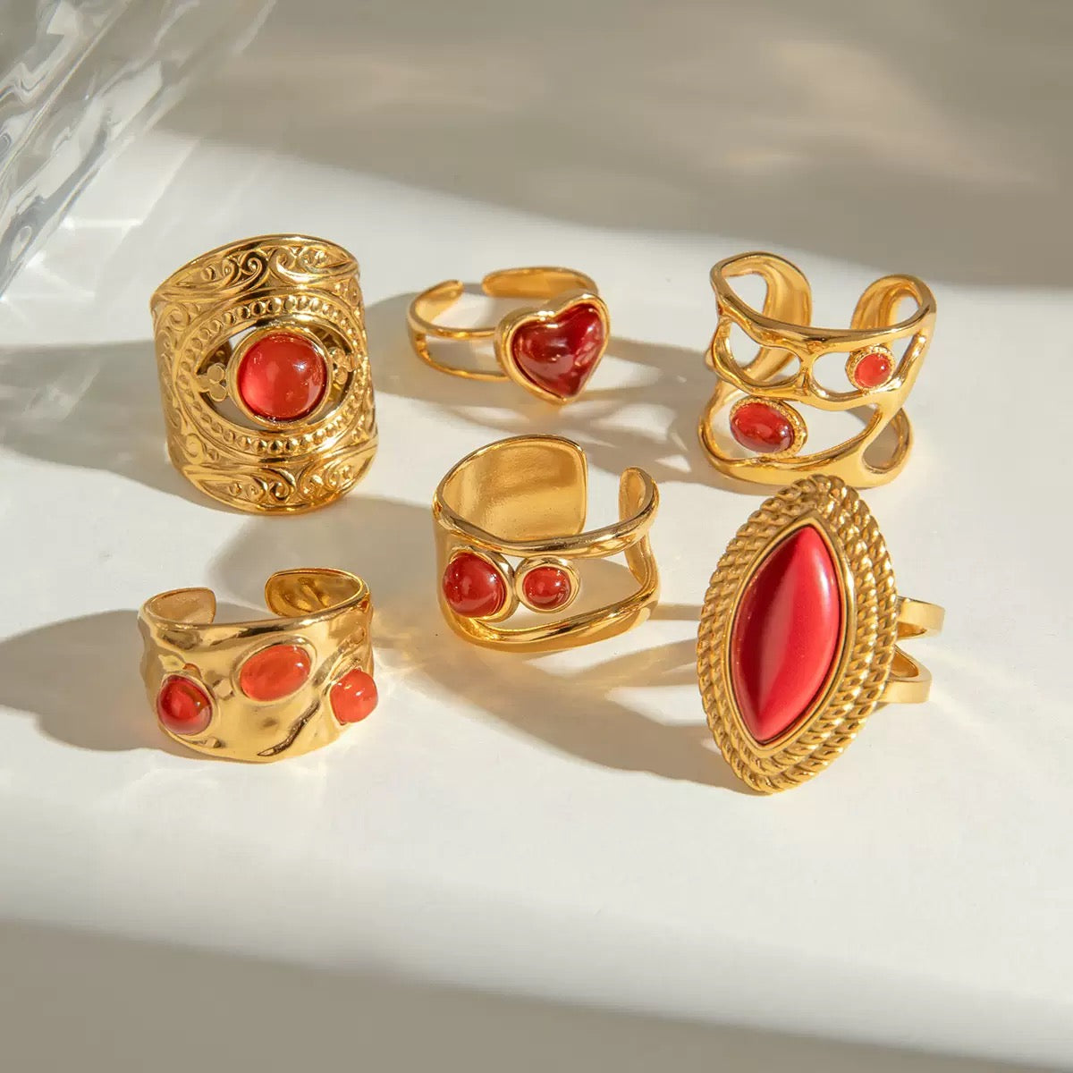 Crimson Essence Collection-Rings