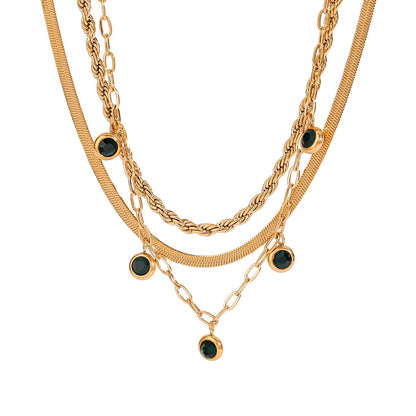 Trinity Verdure-Necklace